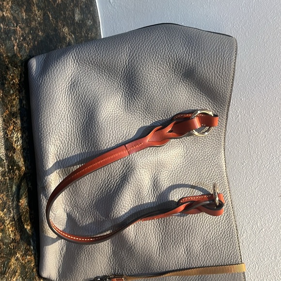 Dooney & Bourke Pebble Grain Tote Grey - Picture 3 of 7